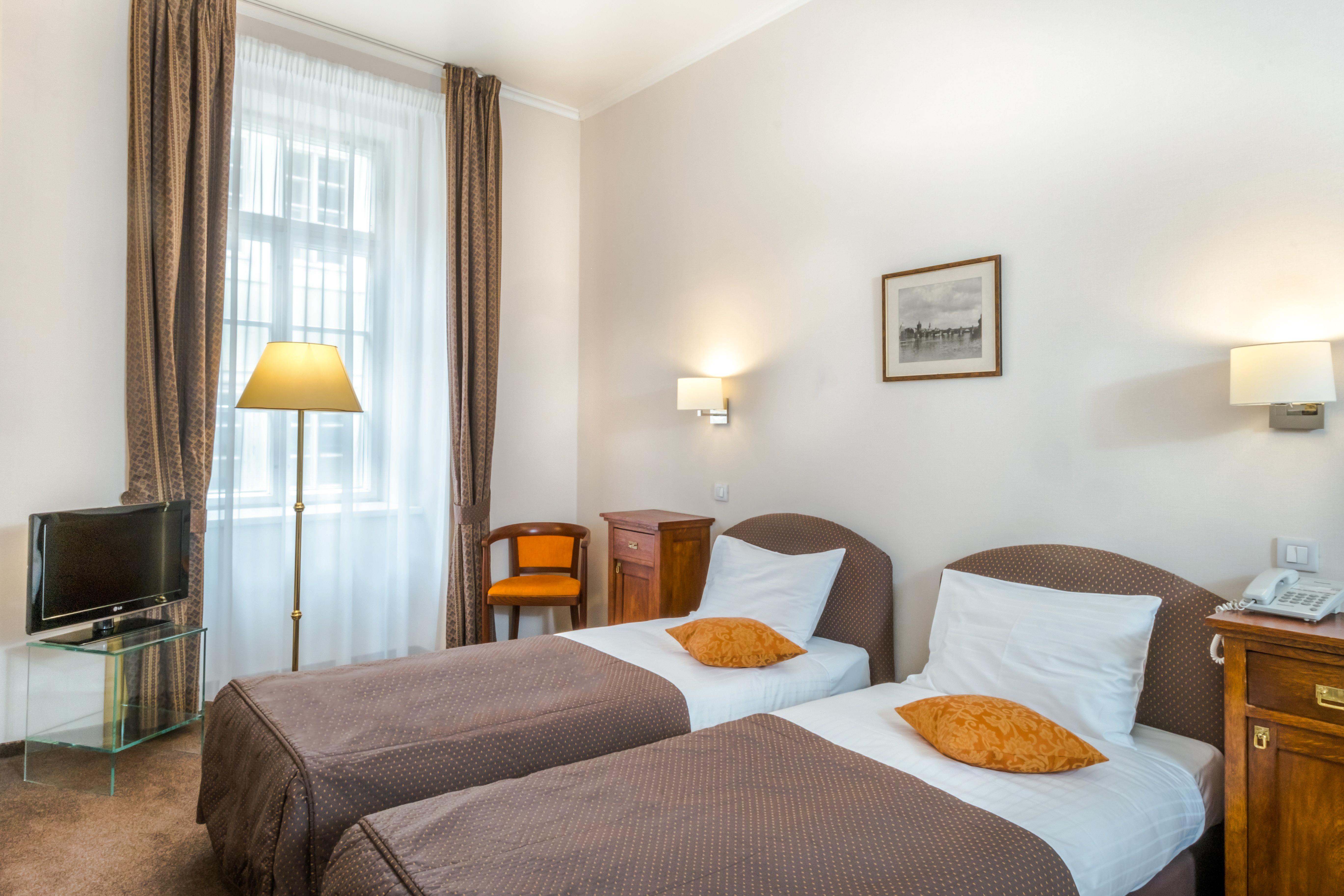 Hotel Bookquet Prag Exterior foto A typical room at the hotel